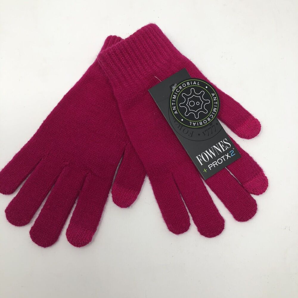 Fownes +ProTX2 Antimicrobial Gloves Touchscreen Hot Pink